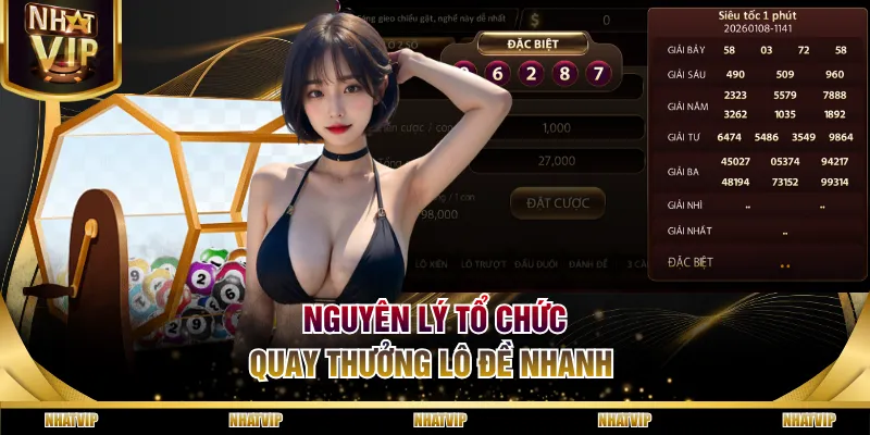 Nguyên lý tổ chức quay thưởng lô đề nhanh 