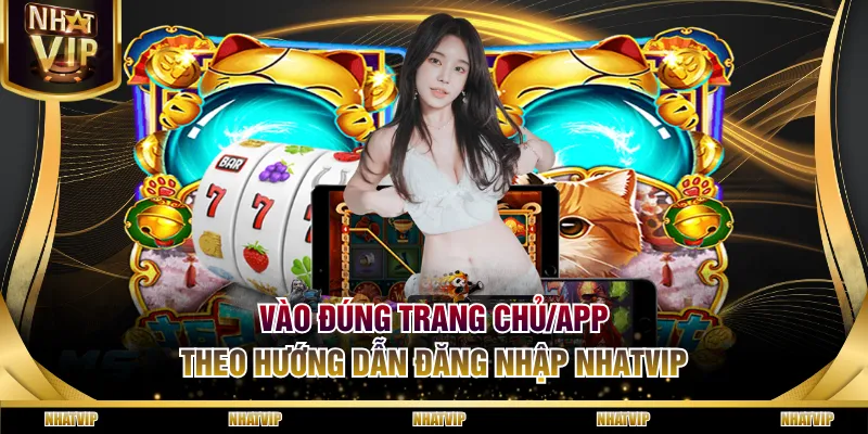 Vào đúng trang chủ/app theo hướng dẫn đăng nhập NHATVIP
